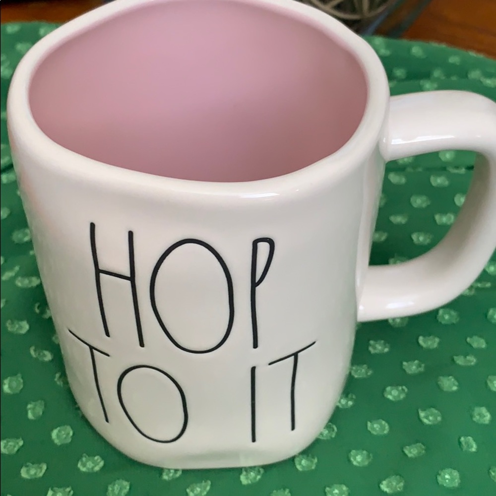 Rae Dunn Hop to it ceramic mug